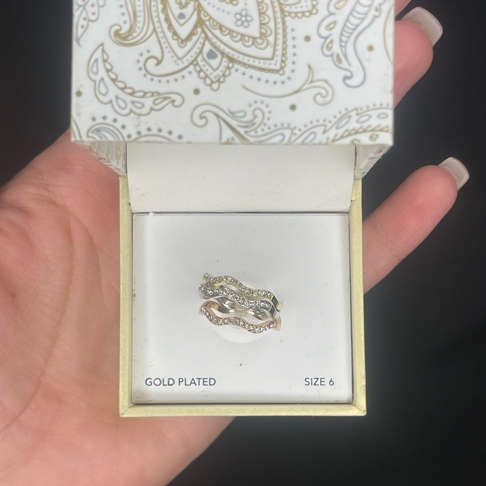 Charter Club Gold Plated Women's Ring Set